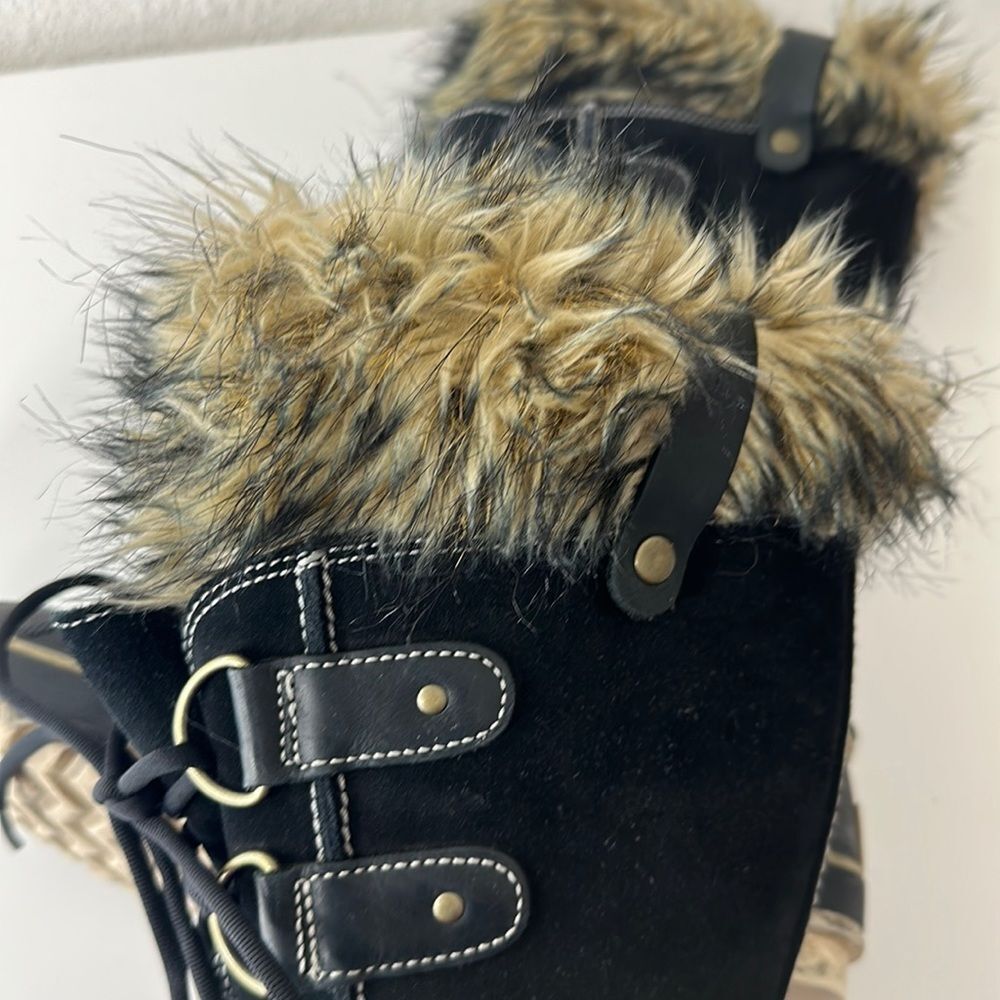 Sorel Joan of Artic Suede‎ Winter Snow Boots Sz 9 - Picture 8 of 8